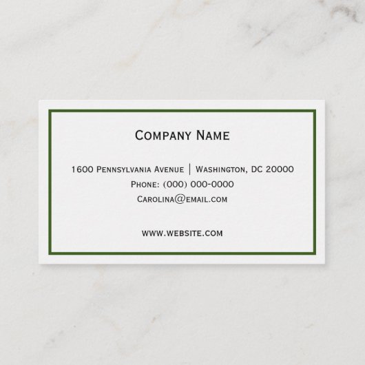 Landschaft Sedona Visitenkarte (Rückseite)