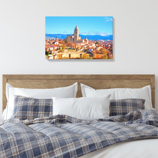 Landschaft Segovia, Spanien Leinwanddruck (Insitu (Schlafzimmer))