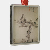 Landschaft Silbernes Ornament (Rechts)