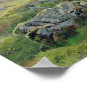 Landschaft, Snowdon Poster (Ecke)