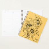 Landschaft Sonnenblumen Illustration Planer (Anzeige)