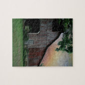 Landschaft Sonnenuntergang Landschaft alte rote Sc Puzzle (Horizontal)