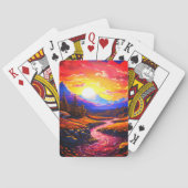 Landschaft Spielkarten (Rückseite)