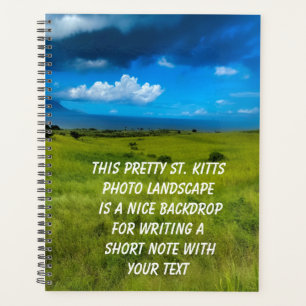Landschaft St. Kitts Planer