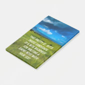 Landschaft St. Kitts Post-it Klebezettel (angewinkelt)