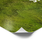 Landschaft St. Kitts Poster (Ecke)