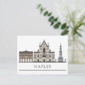 Landschaft Stadt | Neapel, Italien Postkarte (Stehend Vorderseite)