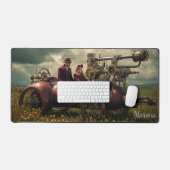 Landschaft Steampunk Adventure - Majestic Ride Schreibtischunterlage (Tastatur & Maus)