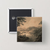 Landschaft (Stift- u. Tintenwäsche) Button (Vorne & Hinten)