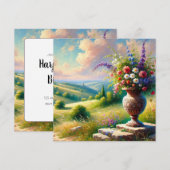 Landschaft Stille Geburtstagseinladung (Vorne/Hinten)