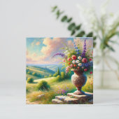 Landschaft Stille Geburtstagseinladung (Stehend Vorderseite)