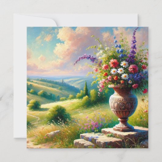 Landschaft Stille Geburtstagseinladung (Vorderseite)