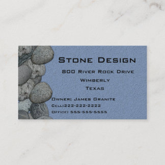 Landschaft/Stone Mason Business Visitenkarte