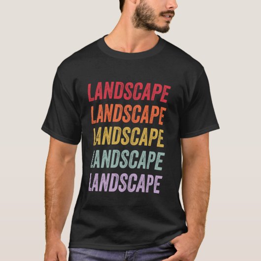 Landschaft T-Shirt (Vorderseite)