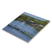 Landschaft, Tonle Sap Lake, Siem Reap, Angkor, Fliese (Seite)