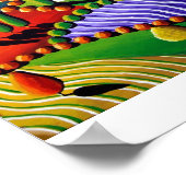 Landschaft Toskana Malerische Kunst, Dichtung und Poster (Ecke)