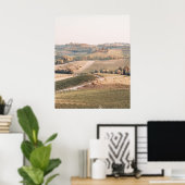 Landschaft Toskana Soft Colors Poster (Heimbüro)