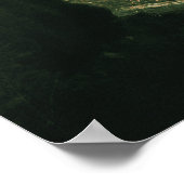 Landschaft Toskana Soft Colors Poster (Ecke)