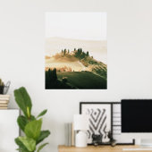 Landschaft Toskana Soft Colors Poster (Heimbüro)