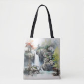 Landschaft Traditionelles Asien Tasche (Vorderseite)
