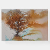 Landschaft Tree Art Urlaub Gästebuch (Rückseite)