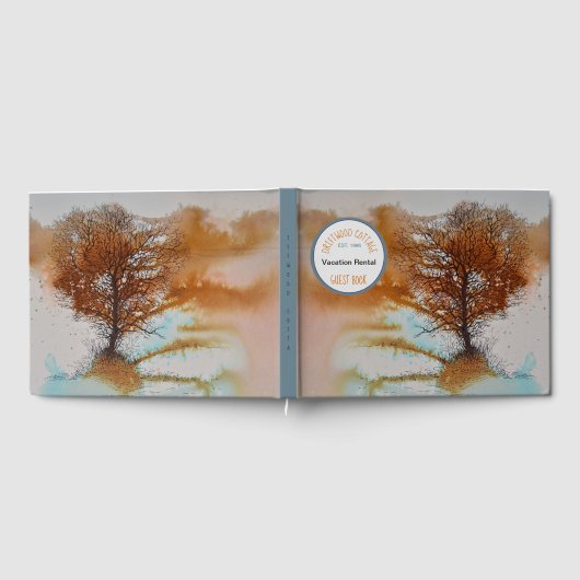 Landschaft Tree Art Urlaub Gästebuch (Voll)