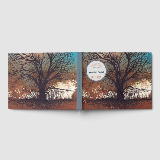 Landschaft Tree Art Urlaub Gästebuch (Voll)