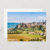Landschaft über Orvieto Postkarte (Vorne/Hinten)