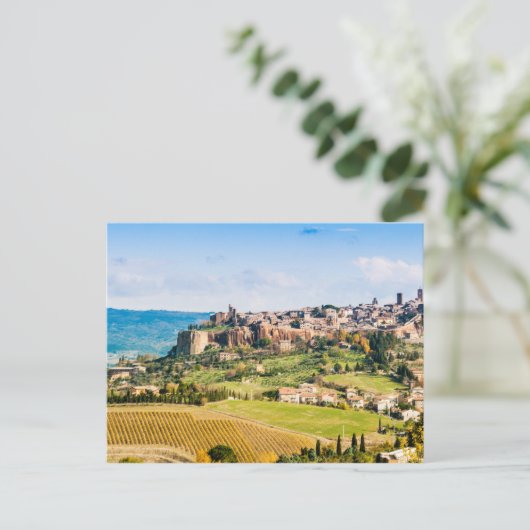 Landschaft über Orvieto Postkarte (Stehend Vorderseite)