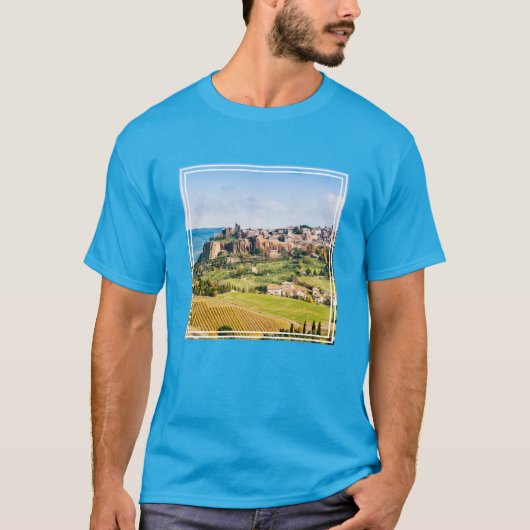 Landschaft über Orvieto T-Shirt (Vorderseite)