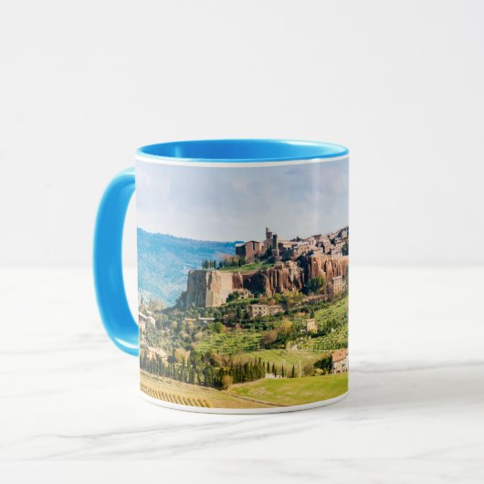 Landschaft über Orvieto Tasse (Vorderseite Links)