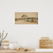 Landschaft, um 1640, Anthony van Dyck Poster (Küche)