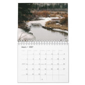 Landschaft und Blumen-Kalender Kalender (Mär 2027)