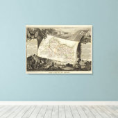 Landschaft und Städte Leinwanddruck (Insitu (Holzboden))