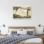Landschaft und Städte Leinwanddruck (Insitu (Schlafzimmer))