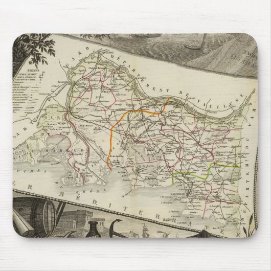 Landschaft und Städte Mousepad (Vorne)