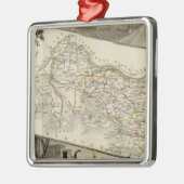 Landschaft und Städte Silbernes Ornament (Links)