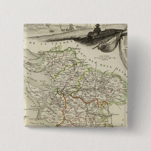 Landschaft und Wald Button (Vorderseite)