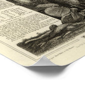 Landschaft und Wald Poster (Ecke)