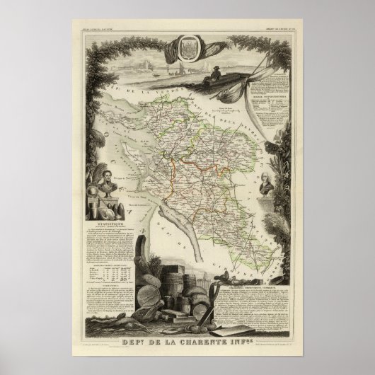 Landschaft und Wald Poster (Vorne)