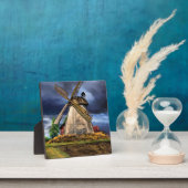 Landschaft und Wetter in den Niederlanden - Zeichn Fotoplatte (InSitu)