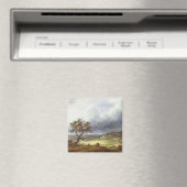 Landschaft unter einem stürmischen Himmel Magnet (In Situ (Geschirrspüler))