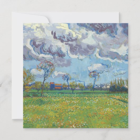 Landschaft unter einem stürmischen Himmel Vincent (Vorderseite)