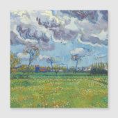 Landschaft unter einem stürmischen Himmel Vincent  Magnetkarte (Vorderseite)
