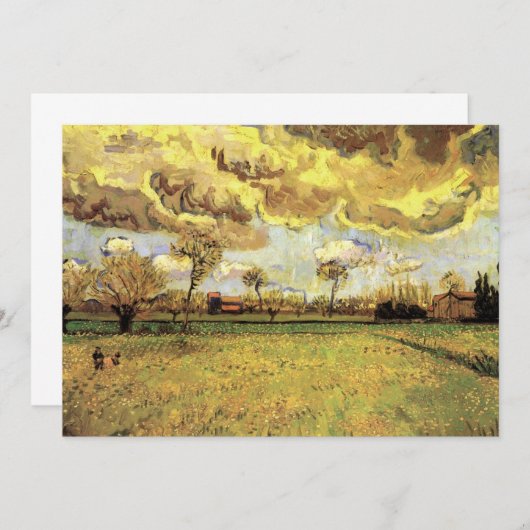 Landschaft unter einem stürmischen Himmel von Vinc (Vorne/Hinten)