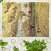 Landschaft unter einem stürmischen Himmel von Vinc Geschirrtuch (Gefaltet)