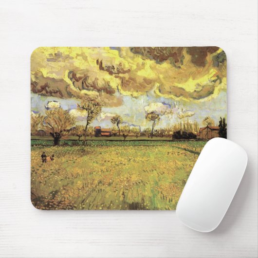 Landschaft unter einem stürmischen Himmel von Vinc Mousepad (Mit Mouse)