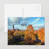 Landschaft Uppsala, Schweden Postkarte (Vorne/Hinten)