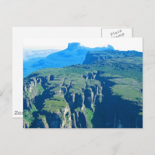 Landschaft Venezuelas aus der Bildenden Kunst des Postkarte (Vorne/Hinten)