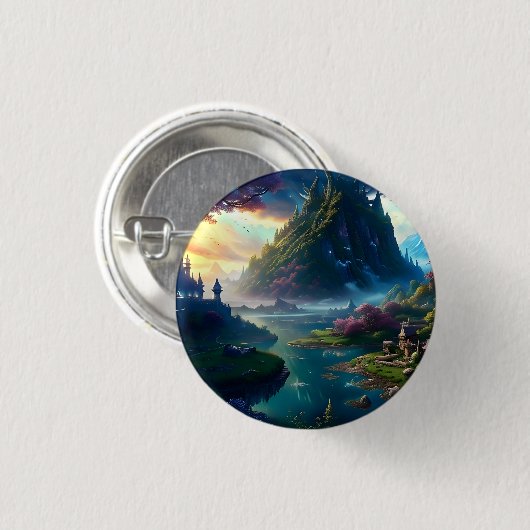 Landschaft Vier Button (Vorne & Hinten)